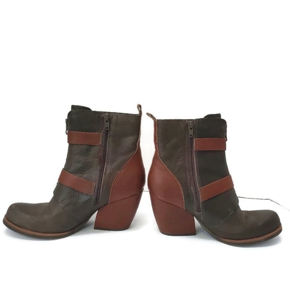 KORKS Richard Slate Leather Calf Boot Comfort Sz 6.5 - EUC! Boho Western… - Picture 6 of 13